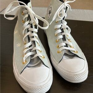 Custom hi top converse womens size 10